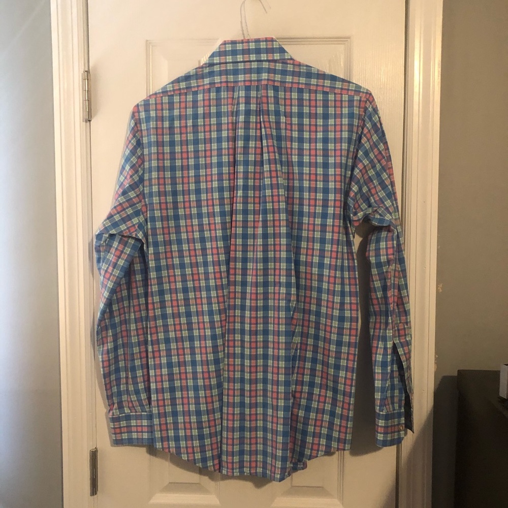 Vineyard Vines Slim Fit Plaid Button Down Medium - Picture 4 of 4